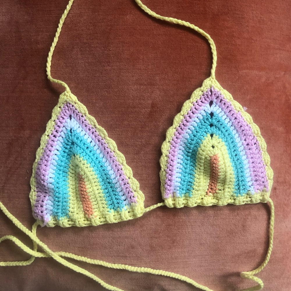 DOLLSKILL Crochet Bikini Festival Top